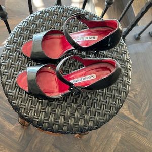 Patten leather Manolo Blahnik d’orsay !